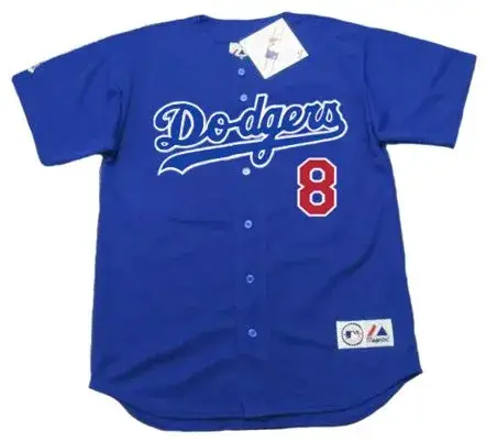 KOBE BRYANT Los Angeles Dodgers 2000’s Majestic Throwback Baseball Jersey