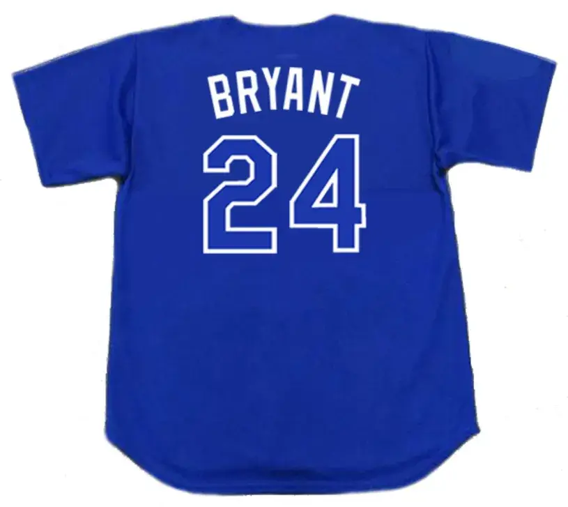 KOBE BRYANT Los Angeles Dodgers 2000’s Majestic Throwback Baseball Jersey 