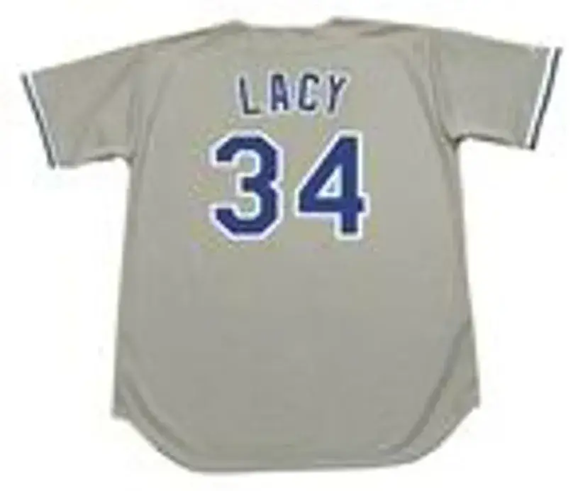 LEE LACY Los Angeles Dodgers 1978 Away Majestic Baseball Throwback Jersey 