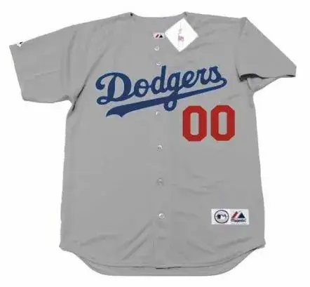 LOS ANGELES DODGERS 1970’s Majestic Throwback Away Jersey Customized “Any Name & Number(s)” 