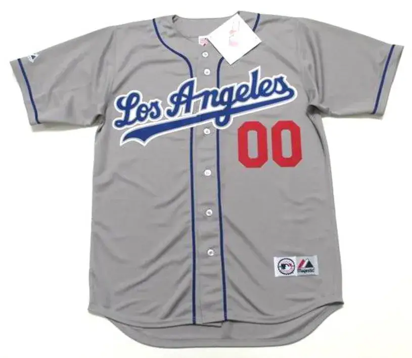LOS ANGELES DODGERS 2002 Majestic Throwback Away Jersey Customized “Any Name & Number(s)”