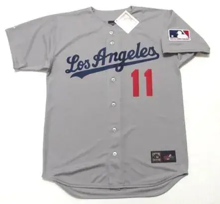 MANNY MOTA Los Angeles Dodgers 1969 Majestic Throwback Away Baseball Jersey