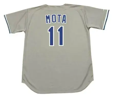 MANNY MOTA Los Angeles Dodgers 1978 Majestic Throwback Away Baseball Jersey 
