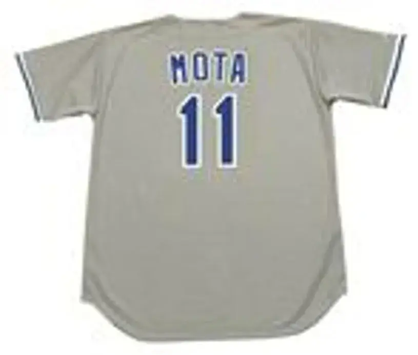 MANNY MOTA Los Angeles Dodgers 1978 Majestic Throwback Away Baseball Jersey 