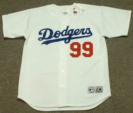 MANNY RAMIREZ Los Angeles Dodgers 2009 Majestic Throwback Home Baseball Jersey