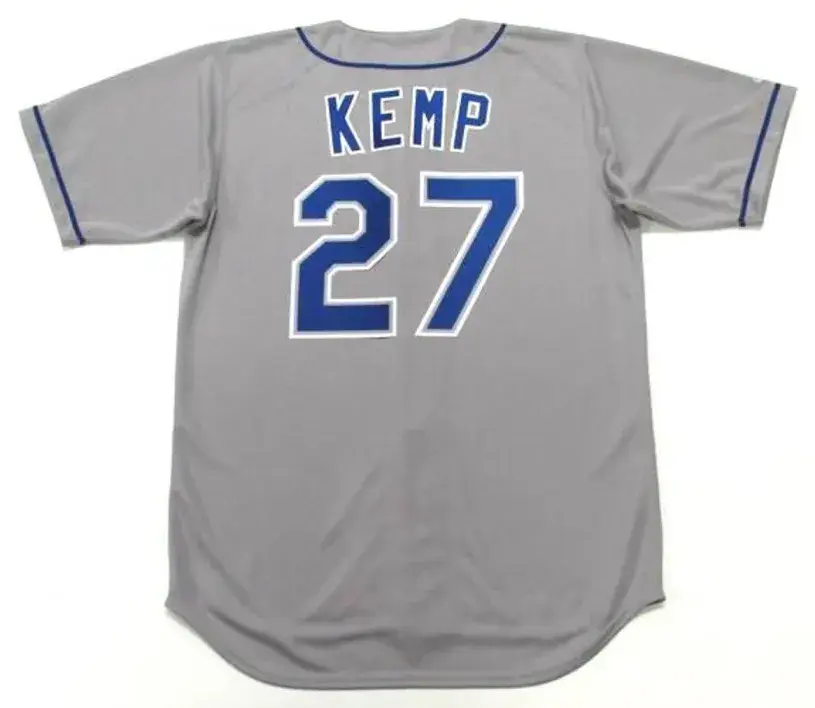 MATT KEMP Los Angeles Dodgers 2006 Majestic Throwback Away Baseball Jersey 