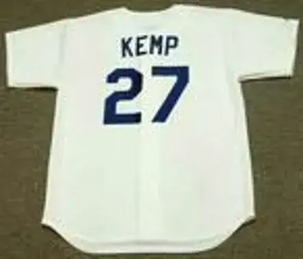 MATT KEMP Los Angeles Dodgers 2008 Majestic Throwback Home Baseball Jersey 
