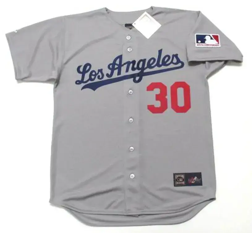 MAURY WILLS Los Angeles Dodgers 1969 Majestic Cooperstown Away Baseball Jersey