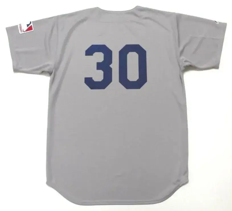 MAURY WILLS Los Angeles Dodgers 1969 Majestic Cooperstown Away Baseball Jersey 