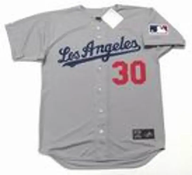 MAURY WILLS Los Angeles Dodgers 1969 Majestic Cooperstown Away Baseball Jersey 