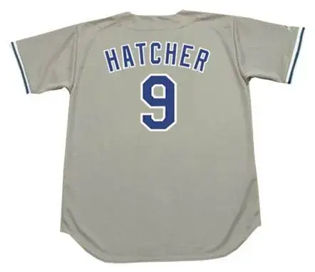 MICKEY HATCHER Los Angeles Dodgers 1988 Away Majestic Throwback Baseball Jersey 