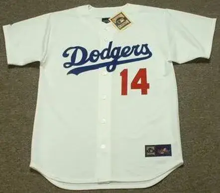 MIKE SCIOSCIA Los Angeles Dodgers 1988 Majestic Cooperstown Throwback Home Jersey