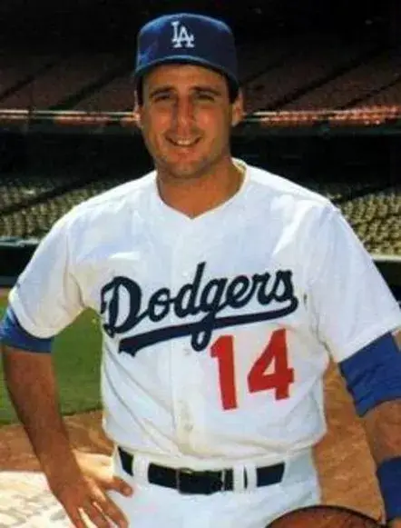 MIKE SCIOSCIA Los Angeles Dodgers 1988 Majestic Cooperstown Throwback Home Jersey 