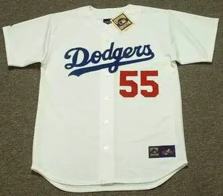 OREL HERSHISER Los Angeles Dodgers 1988 Home Majestic Throwback Baseball Jersey