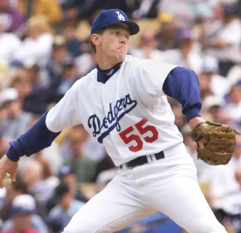 OREL HERSHISER Los Angeles Dodgers 1988 Home Majestic Throwback Baseball Jersey 