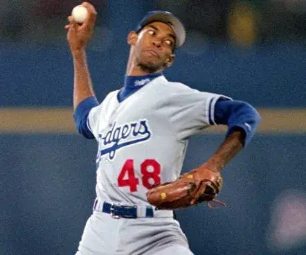 RAMON MARTINEZ Los Angeles Dodgers 1990 Majestic Throwback Away Baseball Jersey 