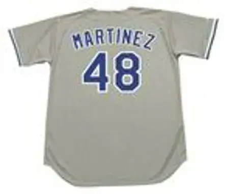 RAMON MARTINEZ Los Angeles Dodgers 1990 Majestic Throwback Away Baseball Jersey 