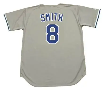 REGGIE SMITH Los Angeles Dodgers 1978 Majestic Throwback Away Baseball Jersey 