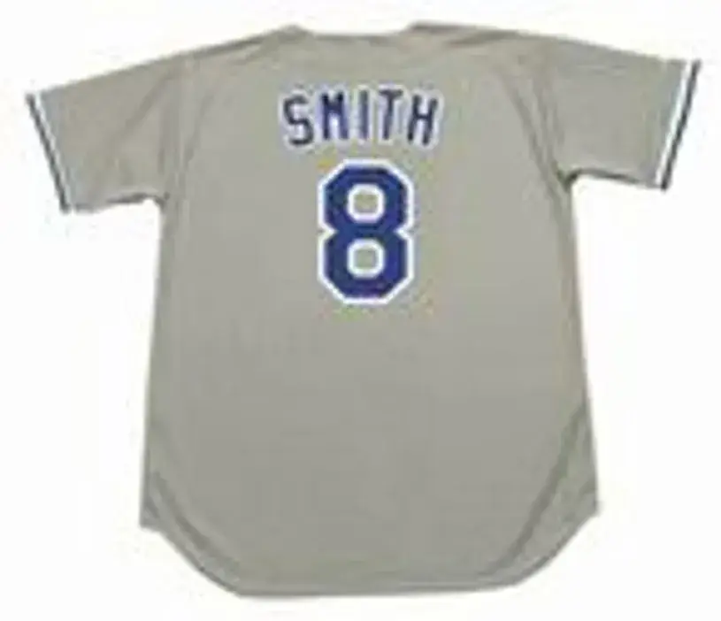 REGGIE SMITH Los Angeles Dodgers 1978 Majestic Throwback Away Baseball Jersey 