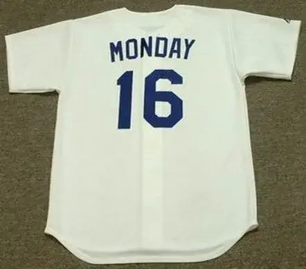 RICK MONDAY Los Angeles Dodgers 1981 Majestic Cooperstown Throwback Home Jersey 