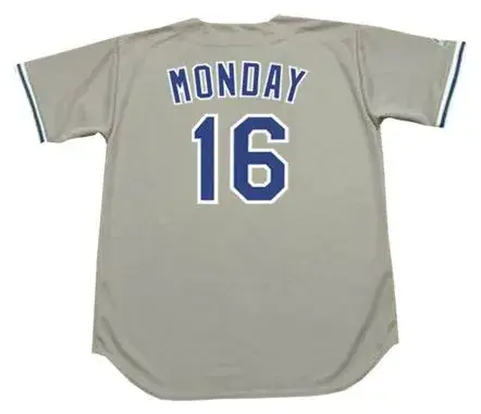 RICK MONDAY Los Angeles Dodgers 1981 Majestic Throwback Away Baseball Jersey 