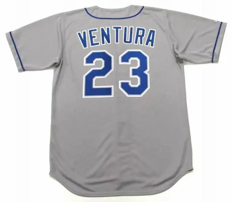 ROBIN VENTURA Los Angeles Dodgers 2004 Majestic Throwback Away Baseball Jersey 