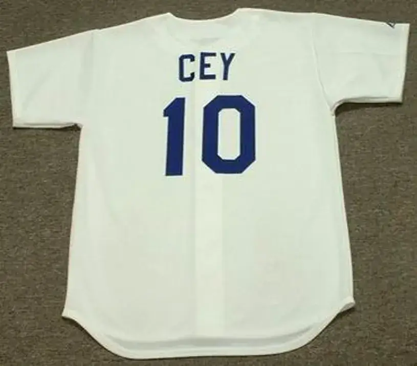 RON CEY Los Angeles Dodgers 1981 Majestic Cooperstown Throwback Home Jersey 