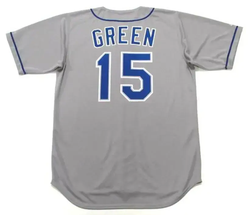 SHAWN GREEN Los Angeles Dodgers 2002 Away Majestic Baseball Throwback Jersey 