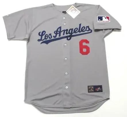 STEVE GARVEY Los Angeles Dodgers 1969 Majestic Throwback Away Baseball Jersey