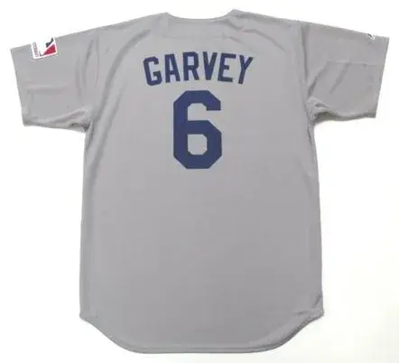 STEVE GARVEY Los Angeles Dodgers 1969 Majestic Throwback Away Baseball Jersey 