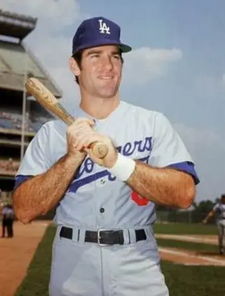 STEVE GARVEY Los Angeles Dodgers 1969 Majestic Throwback Away Baseball Jersey 