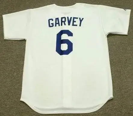 STEVE GARVEY Los Angeles Dodgers 1981 Home Majestic Baseball Throwback Jersey 