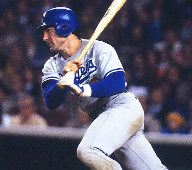 STEVE GARVEY Los Angeles Dodgers 1981 Majestic Throwback Away Baseball Jersey 