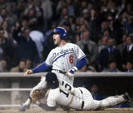 STEVE GARVEY Los Angeles Dodgers 1981 Majestic Throwback Away Baseball Jersey 
