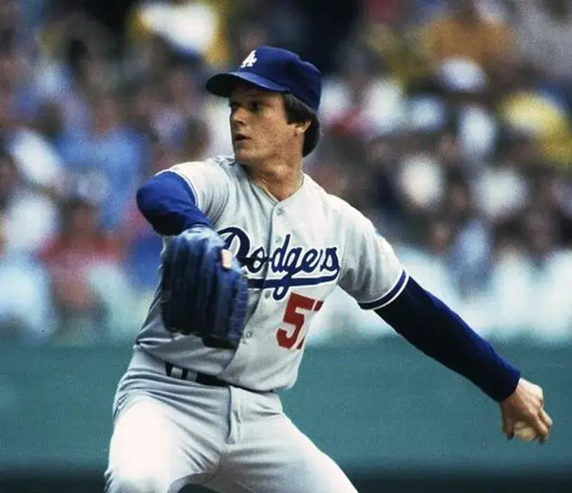STEVE HOWE Los Angeles Dodgers 1981 Majestic Throwback Away Baseball Jersey 