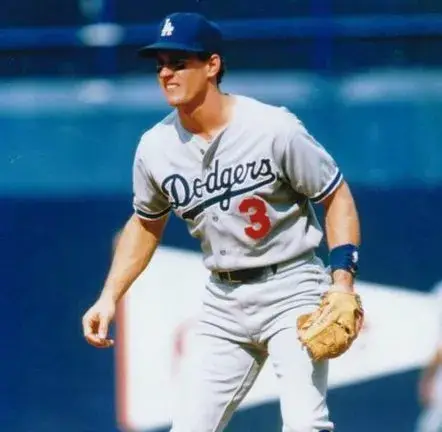 STEVE SAX Los Angeles Dodgers 1988 Majestic Throwback Away Baseball Jersey 