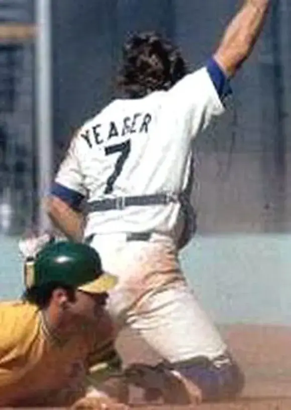 STEVE YEAGER Los Angeles Dodgers 1981 Majestic Home Cooperstown Throwback Jersey 