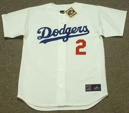 TOMMY LASORDA Los Angeles Dodgers 1981 Home Majestic Baseball Throwback Jersey