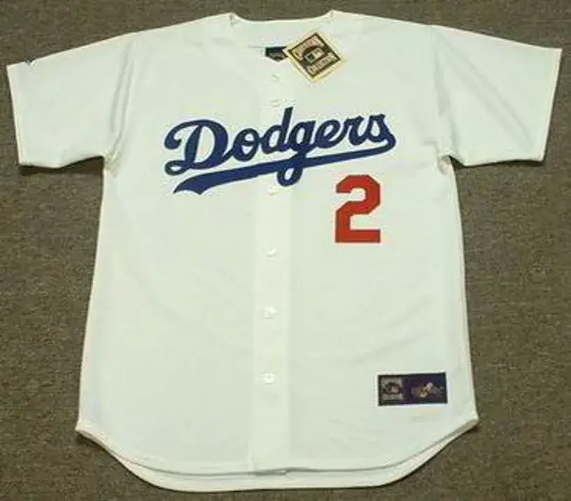 TOMMY LASORDA Los Angeles Dodgers 1981 Home Majestic Baseball Throwback Jersey