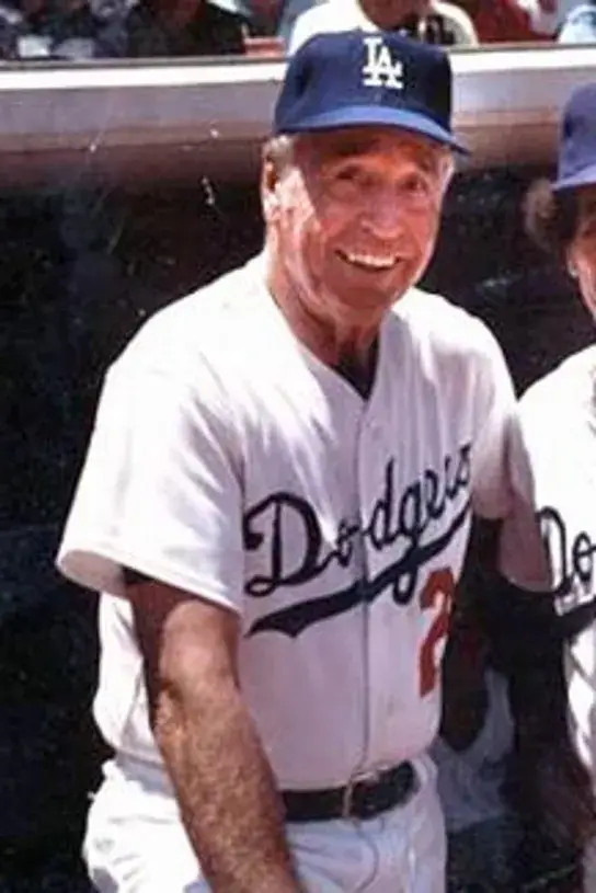 WALTER ALSTON Los Angeles Dodgers Majestic Cooperstown Throwback Home Jersey 