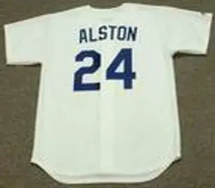 WALTER ALSTON Los Angeles Dodgers Majestic Cooperstown Throwback Home Jersey 