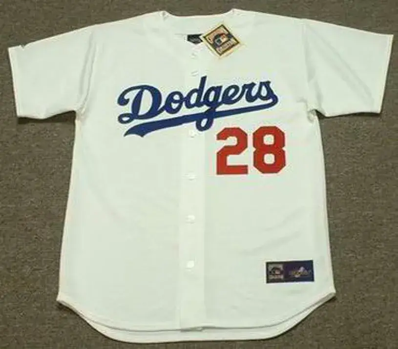 WES PARKER Los Angeles Dodgers 1960’s Majestic Cooperstown Throwback Home Jersey