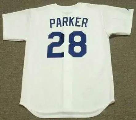 WES PARKER Los Angeles Dodgers 1960’s Majestic Cooperstown Throwback Home Jersey 