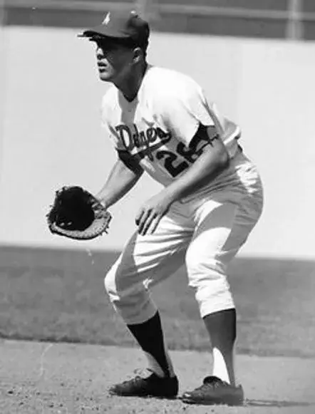 WES PARKER Los Angeles Dodgers 1960’s Majestic Cooperstown Throwback Home Jersey 