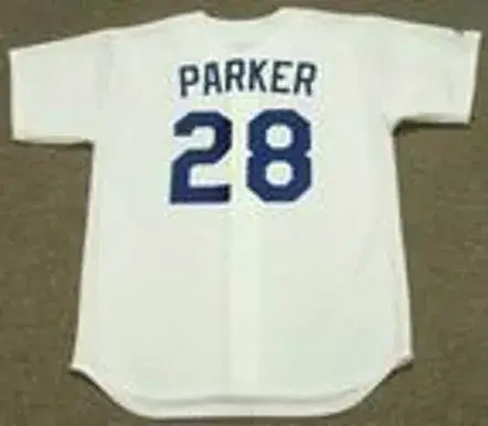 WES PARKER Los Angeles Dodgers 1960’s Majestic Cooperstown Throwback Home Jersey 
