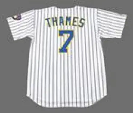ERIC THAMES Milwaukee Brewers Majestic Alternate Home Baseball Jersey 