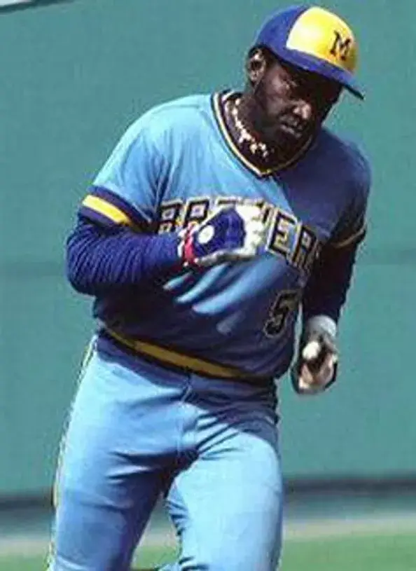 GEORGE SCOTT Milwaukee Brewers 1975 Majestic Cooperstown Throwback Away Jersey 