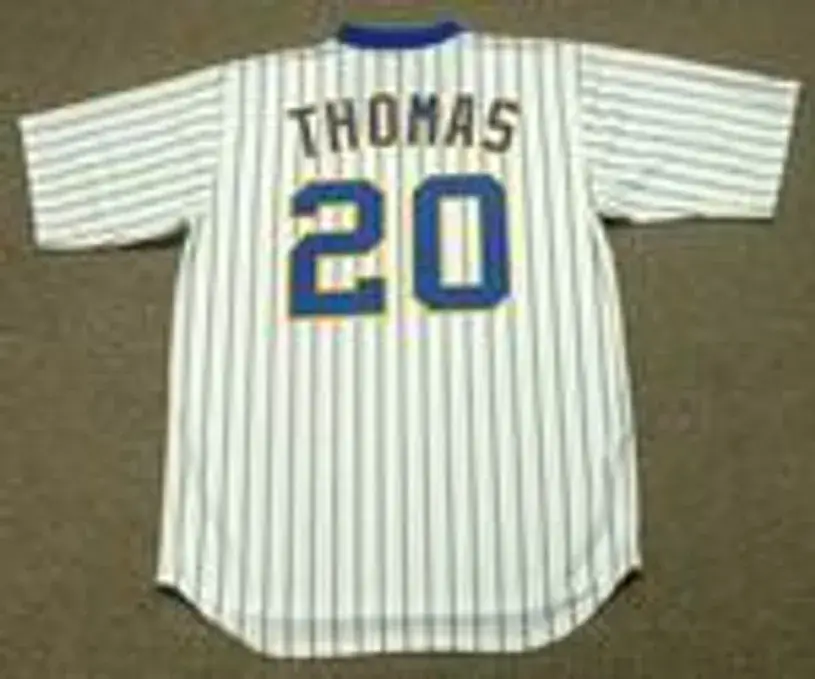 GORMAN THOMAS Milwaukee Brewers 1982 Majestic Cooperstown Home Jersey 