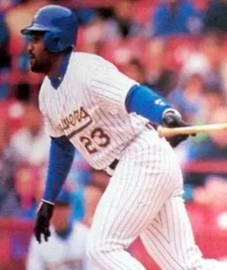 GREG VAUGHN Milwaukee Brewers 1993 Majestic Cooperstown Home Jersey 