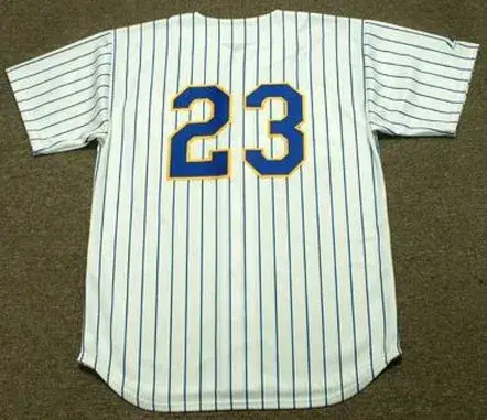 GREG VAUGHN Milwaukee Brewers 1993 Majestic Cooperstown Home Jersey 